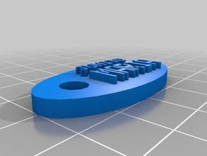 my customized roomnumber keychain 02 other 3d print model - Mito3D
