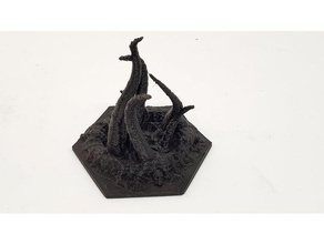 warhammer Unterwelten Grube kraken - Spielzeug Spiel Zubehör fantasy 3d print model - Mito3D
