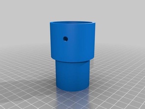 dewalt vacuum couple parts 3d print model - Mito3D