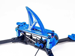 source two v01 shark fin diy drone racing fpv racer opensource sourcetwo teamblacksheep 3d print model - Mito3D