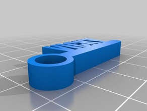 vicky i portachiavi personalizzato 3d print model - Mito3D