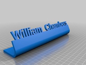 wc name tage signs logos customized 3d print model - Mito3D