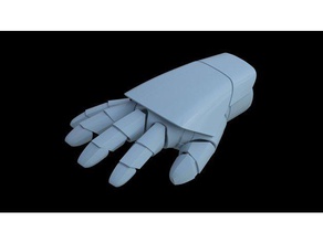iron man glove props armour hand ironman marvel repulsor suit zefy 3d print model - Mito3D