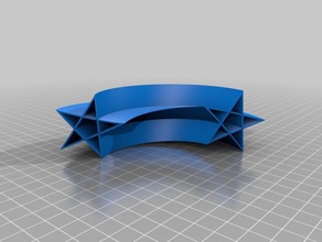 moebius-pentagramm-Schnitt Mathematik 3d print model - Mito3D
