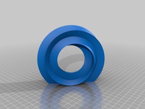 moebius-pentagramm per la matematica arte 3d print model - Mito3D