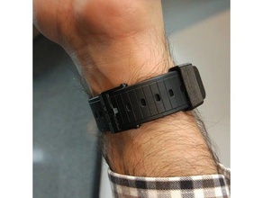 casio watch band di supporto accessori 3d print model - Mito3D