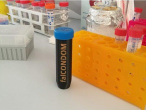falcondom biology corning eppendorf tube falcon fantastic uv protection 3d print model - Mito3D
