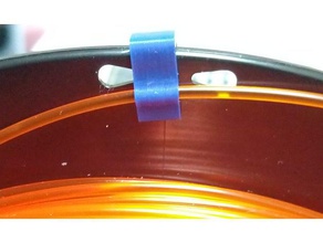 hatchbox spool filiment clip 3d printer accessories 3d print model - Mito3D