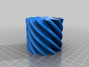 my customized stretchy shape decor 3d print model - Mito3D