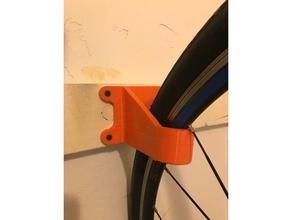 vélo de route mur crochet suspension organisation 3d print model - Mito3D