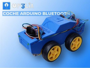 arduino bluetooth impressos em 3d of3lia nos de carro robótica of3liatech 3d print model - Mito3D