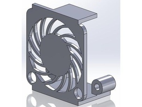 40mm hotend fan cover 3d printer accessories cooling 3d print model - Mito3D