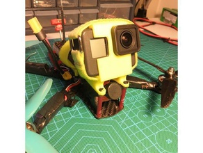 marciano iv gopro hero 7 de montaje rc vehículos drone el fpv quadcopter 3d print model - Mito3D
