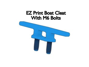ez print boat cleat bolts sport outdoors anchor kayak 3d print model - Mito3D