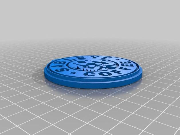 sableye kahve Anahtarlık sanat logo pokemon starbucks 3D print model - Mito3D