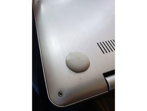 laptop rubber feet zenbook pro back gadgets asus flexible lrf replacement part small ux501 3d print model - Mito3D