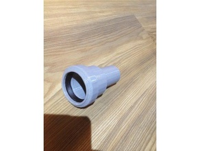 outflow reduction 40mm 32mm bathroom abfluss drain outdrain pipe reduzierung 3d print model - Mito3D