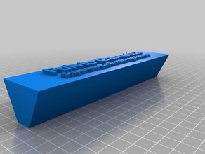 meine angepasste Typenschild fulvio Zeichen logos 3d print model - Mito3D