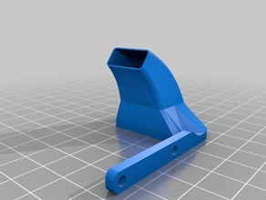 volcano single radial fan duct tevo tarantula 3d printer parts 3d print model - Mito3D
