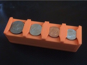 us coin dispenser organization holder 3d print model - Mito3D