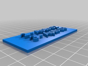 upclin 2 signs logos customized 3d print model - Mito3D