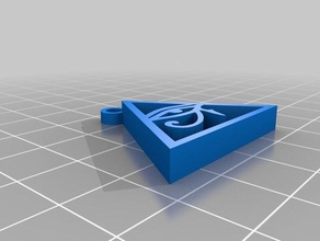 pingente de horus joyería 3d print model - Mito3D