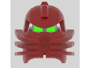 grande maschera di emulazione costruzione i giocattoli bionicle hagah kanohi lego compatibili toa 3d print model - Mito3D