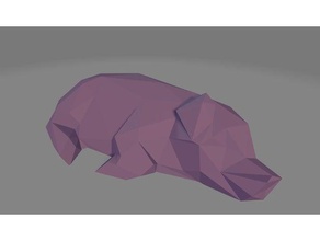 low-poly Schwein Tiere farm 3d print model - Mito3D