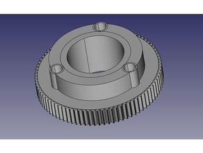 horizontal gear meade ds-2114 at-tc replacement parts 3d print model - Mito3D
