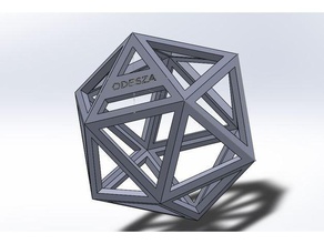 odesza icosahedron music edm 3d print model - Mito3D