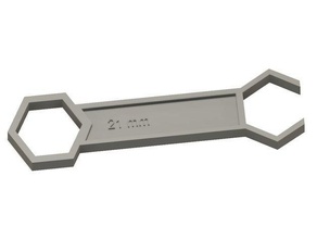 21mm Schraubenschlüssel l7 tools 3d print model - Mito3D