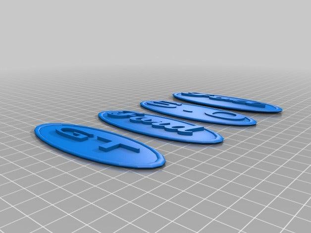 mustang symbol 3d printing 3D print model - Mito3D