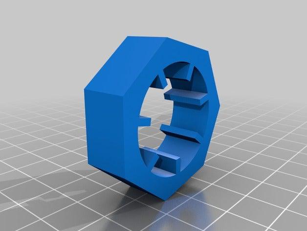 semplice bottiglia di plastica opener mano strumenti 3D print model - Mito3D