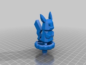 ender 3 pikachu extruder knob 3d printer parts 3d print model - Mito3D