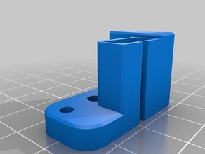 ajustável bl-sensor de toque montagem ender 3 cr10 remix usar 4-40 porca do parafuso passo arquivo 3d a impressora partes Toque em bl sonda 3d print model - Mito3D