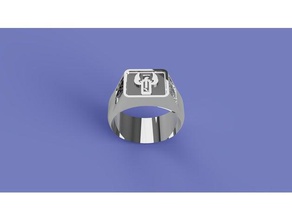 anillo graduaci&oacuten ing mec anéis 3d print model - Mito3D