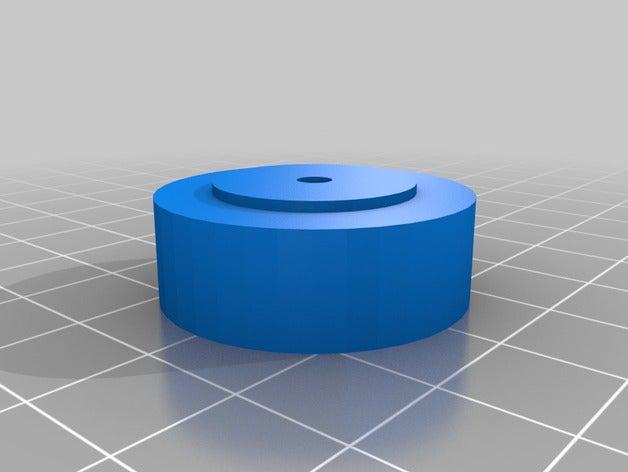 my customized heatbed knob m12 3d printer parts 3D print model - Mito3D