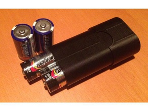 boîte de batterie outil les titulaires boîtes le boîtier la 3d print model - Mito3D