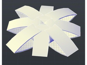 geometric art design sculptures 3d print model - Mito3D