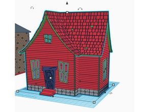 casa de halloween edifícios estruturas a decoração assustador bruxa 3d print model - Mito3D