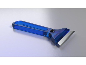 razor blade Schaber hand tools 3d print model - Mito3D