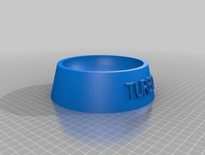 turbo dog bowl pets customized 3d print model - Mito3D