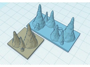 hoth stalagmiti ia 3d stampa 3d print model - Mito3D