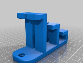 three belt hanger organization 3d print model - Mito3D