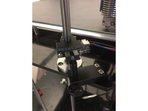 optical end stop 8mm bracket solidworks file 3d printing 3d print model - Mito3D