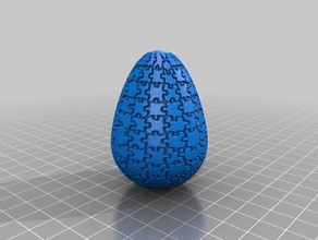 puzzle egg household 3d print model - Mito3D