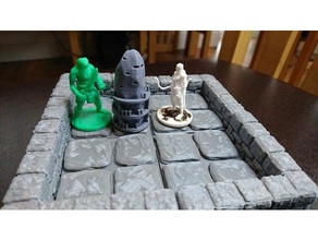 d&d scenery sauna stone natural version tomb annihilation toy game accessories dnd dungeons dragons fane jar miniature miniatures rock shelf toa 3d print model - Mito3D