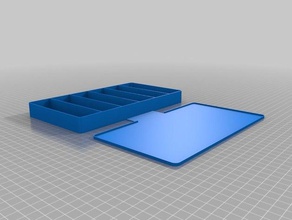 caixa isca recipientes personalizado 3d print model - Mito3D