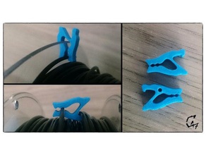 o uso que você deseja filamento clipe 3d a impressora os acessórios c47 é fácil titular pequeno 3d print model - Mito3D