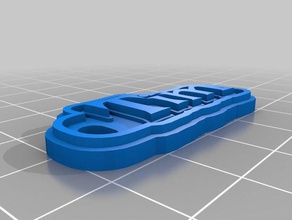 tim Anahtarlık özelleştirilmiş 3d print model - Mito3D
